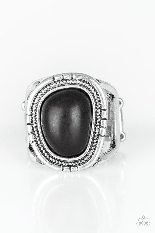 Out On The Range - Black - Paparazzi Ring Image