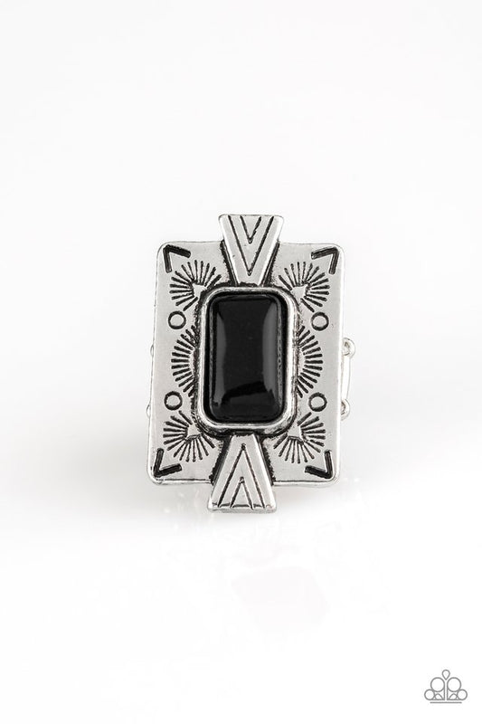 So Smithsonian - Black - Paparazzi Ring Image