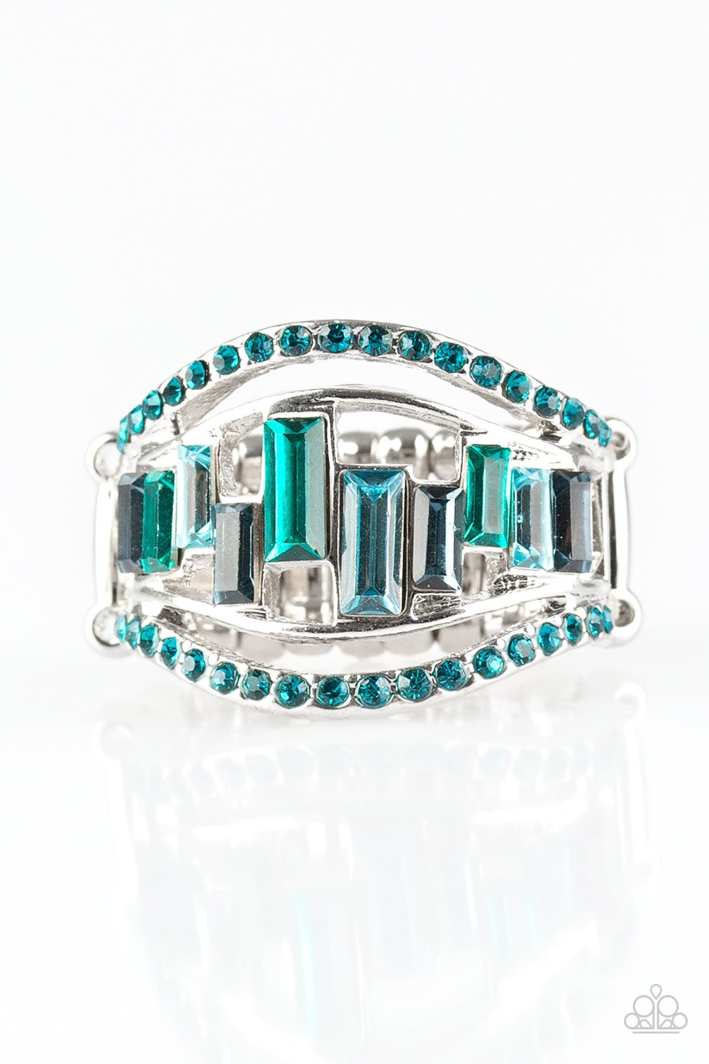 Paparazzi Ring ~ Treasure Chest Charm - Blue