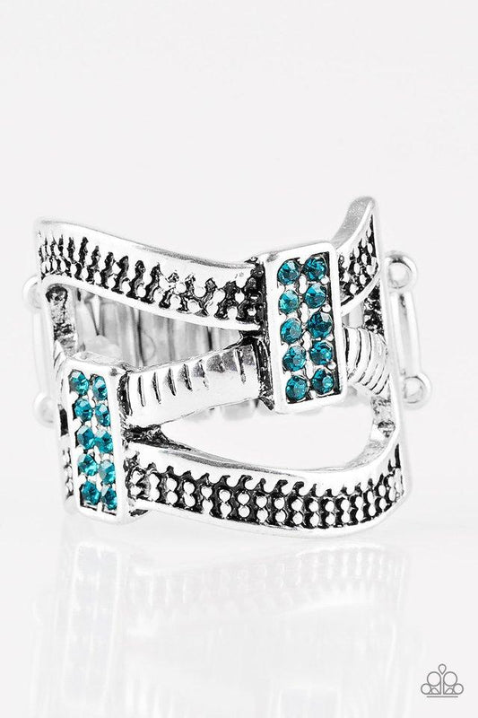 Paparazzi Ring ~ Urban Upscale - Blue