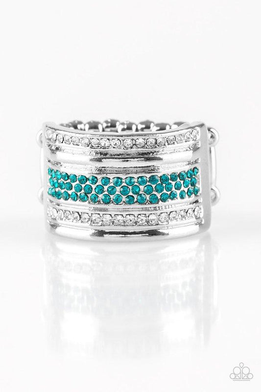 Paparazzi Ring ~ Top Dollar Drama - Blue