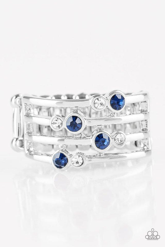 Paparazzi Ring ~ Sparkle Showdown - Blue