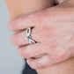 Extra Side Of Elegance - Blue - Paparazzi Ring Image