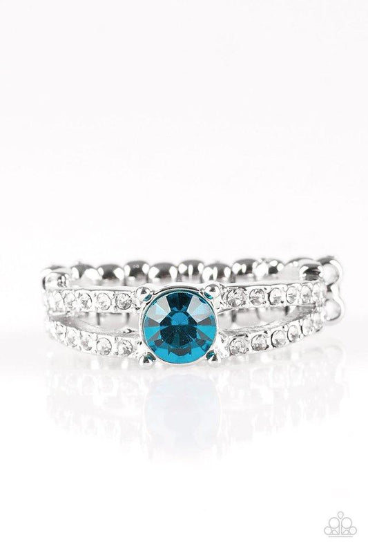 Anillo Paparazzi ~ Dream Sparkle - Azul