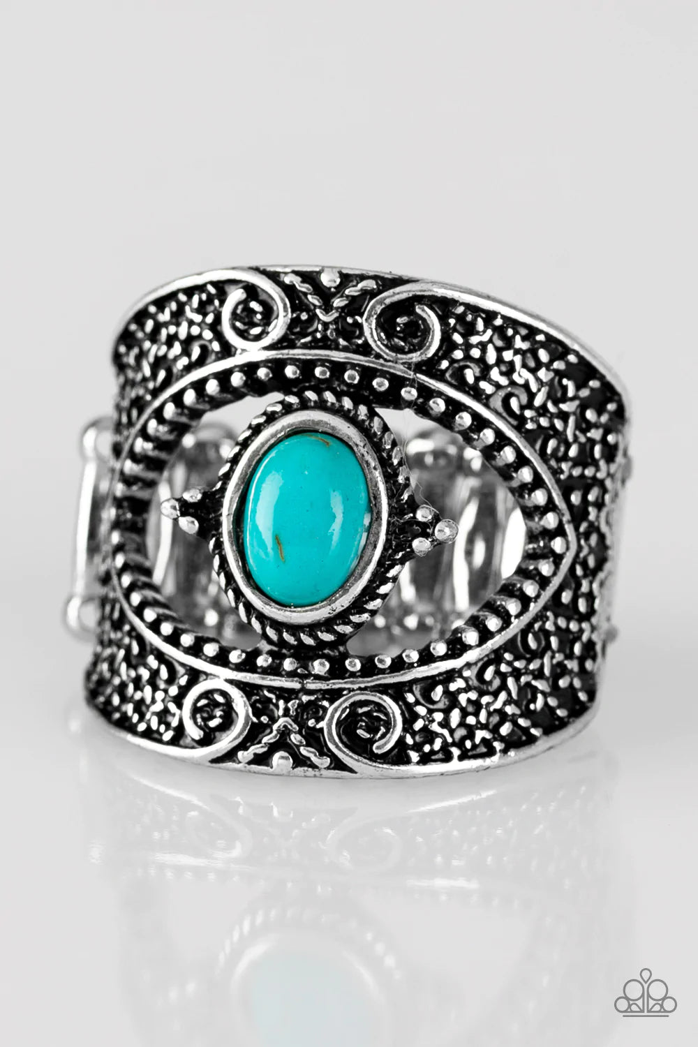 Paparazzi Ring ~ Rural Relic - Blue