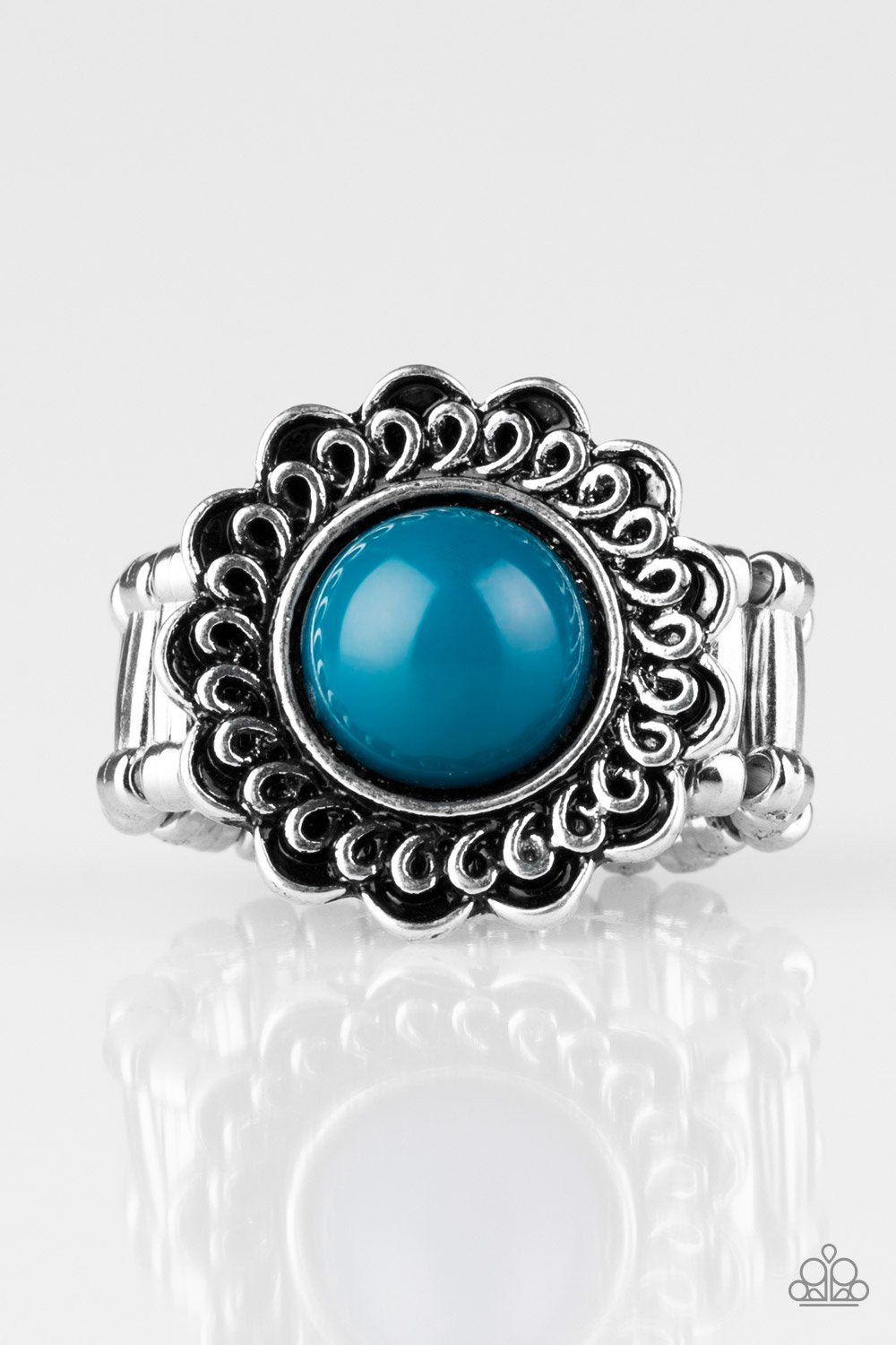 Paparazzi Ring ~ Garden Stroll - Blue