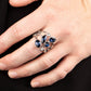 Metro Mingle - Blue - Paparazzi Ring Image