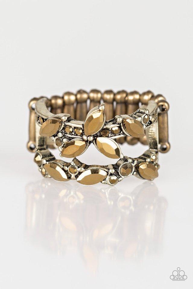 Paparazzi Ring ~ Cosmo Collection - Brass
