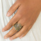Fire and Ice - Brass - Paparazzi Ring Image