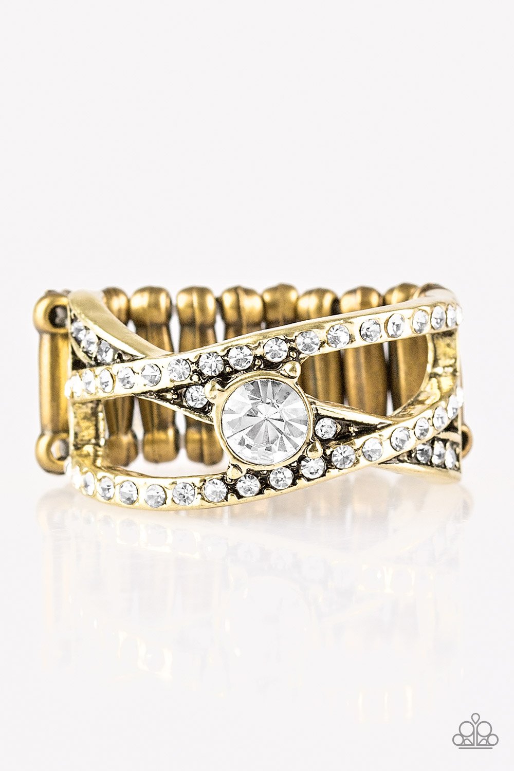 Paparazzi Ring ~ Prepare To Be Dazzled! - Brass