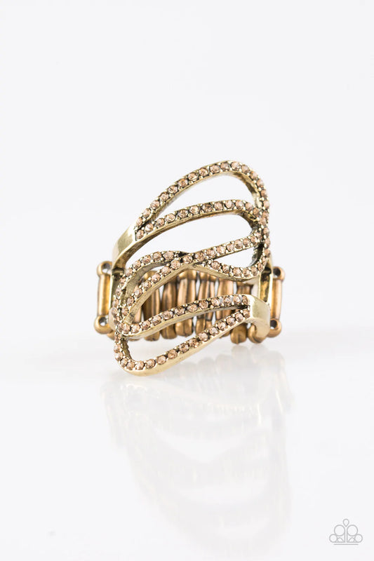 Paparazzi Ring ~ Chasing Starlight - Brass