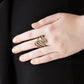 Make Waves - Brass - Paparazzi Ring Image