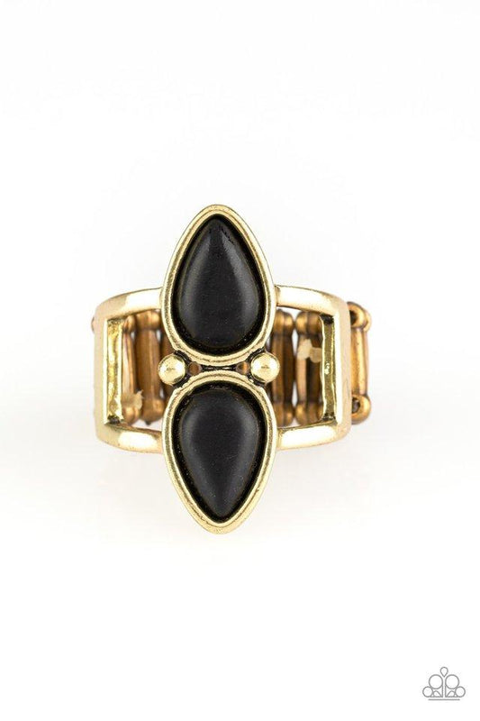 Paparazzi Ring ~ Simply Saharan - Brass