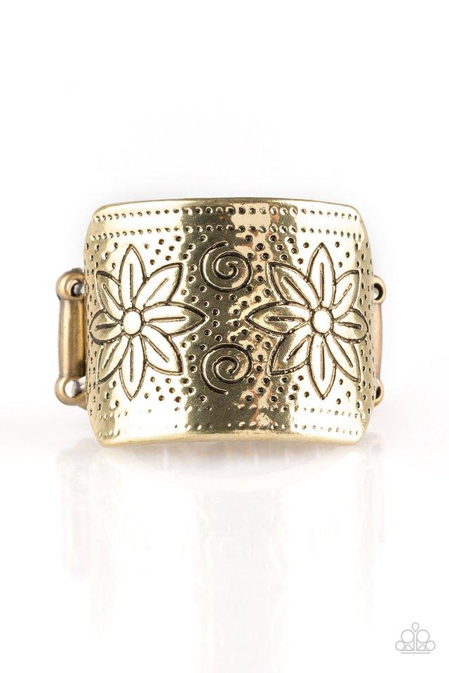 Paparazzi Ring ~ Wild Meadows - Brass