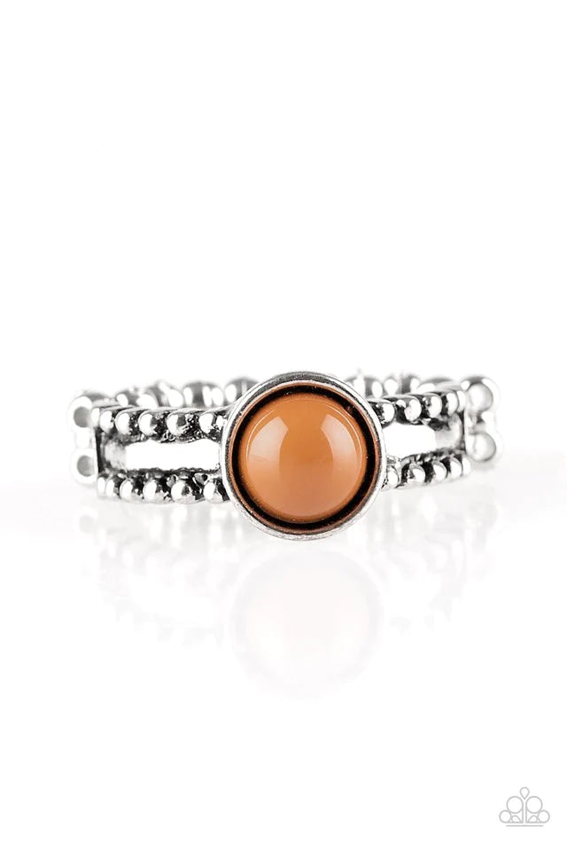 Paparazzi Ring ~ TREK and Field - Brown