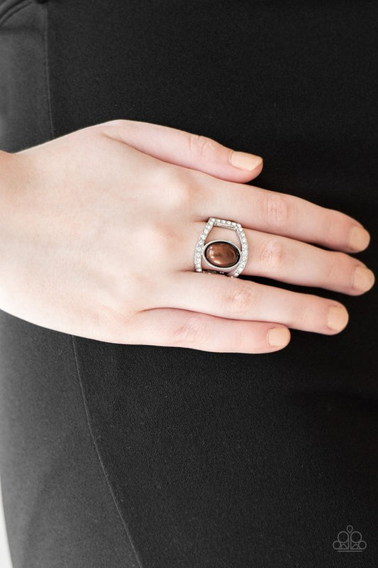 Radiating Riches - Brown - Paparazzi Ring Image