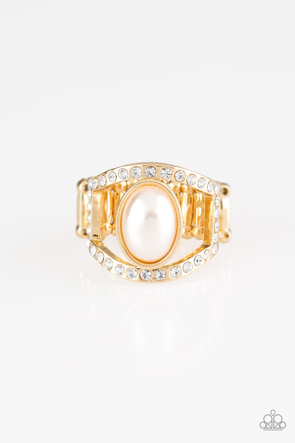 Anillo Paparazzi ~ Radiating Riches - Oro