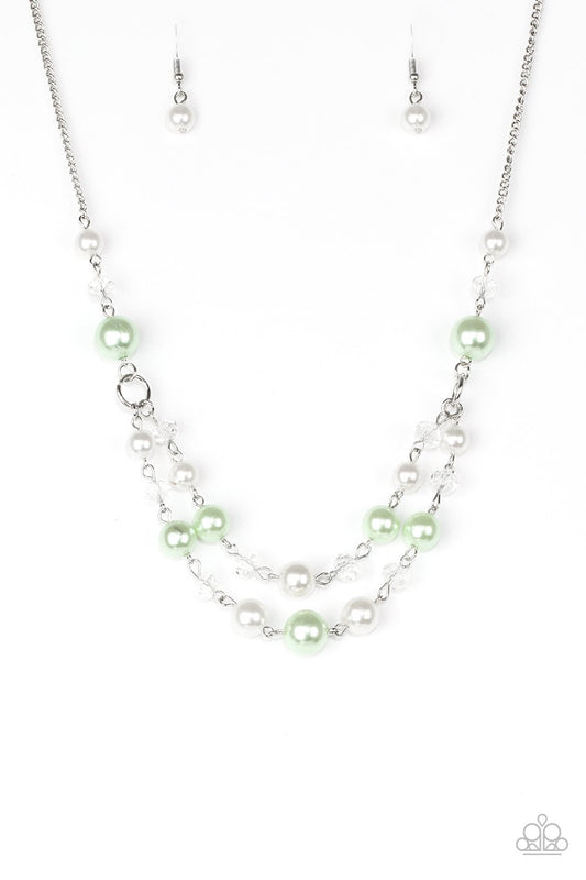 Paparazzi Necklace ~ The Princess BRIDESMAID - Green