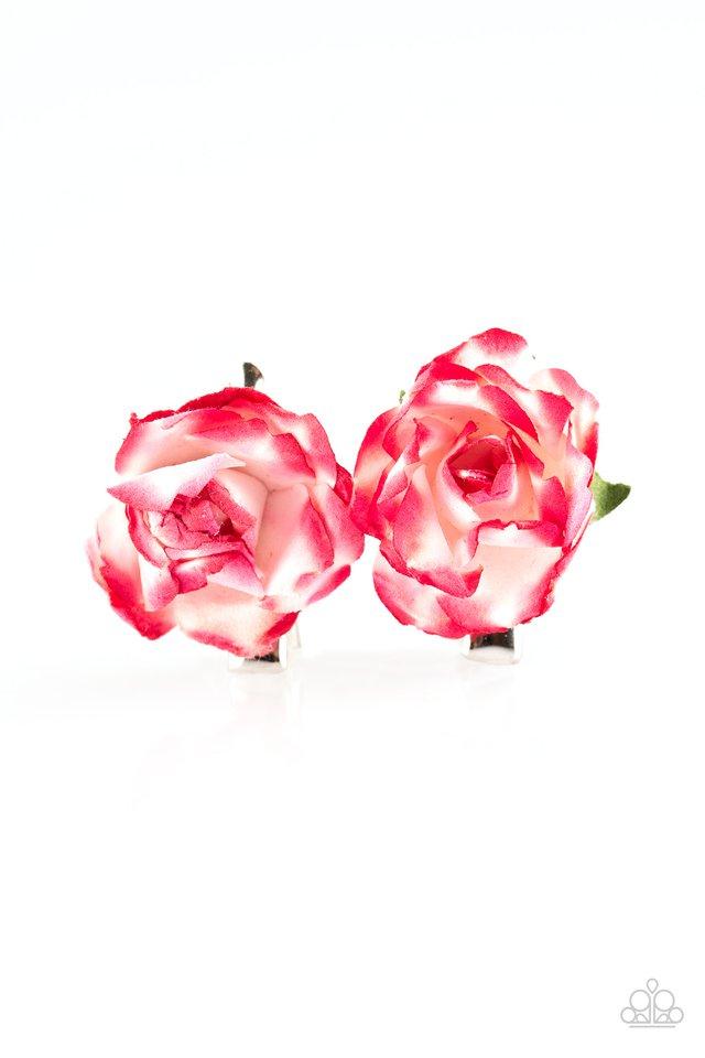 Paparazzi Hair Accessories ~ Springtime Orchards - Red