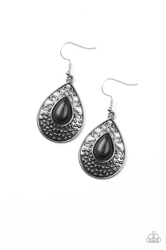 Paparazzi Earring ~ Tucson Tunes - Black