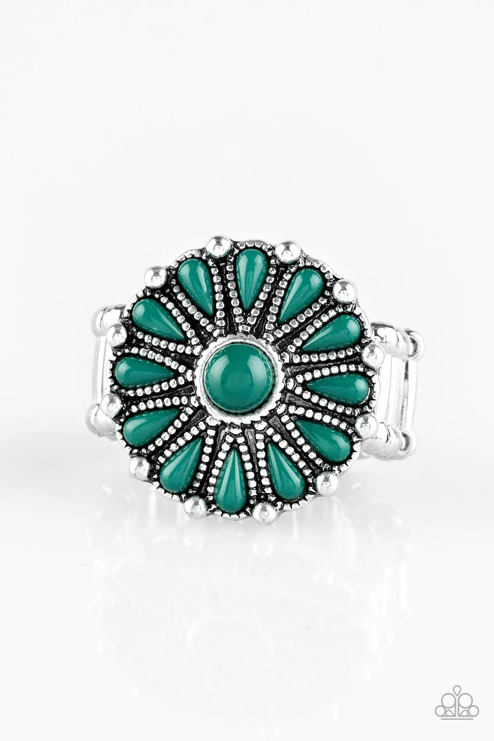 Anillo Paparazzi ~ Poppy Pop-tastic - Verde