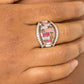 Treasure Chest Charm - Pink - Paparazzi Ring Image