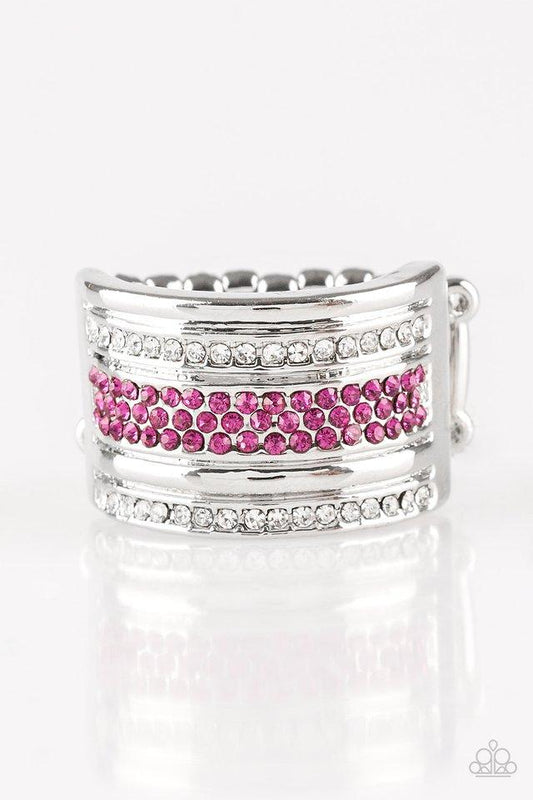 Paparazzi Ring ~ Top Dollar Drama - Pink