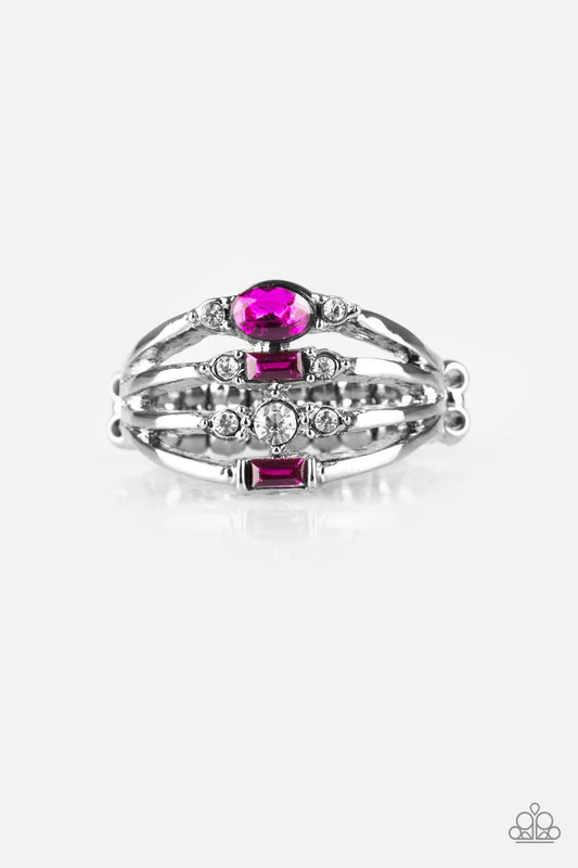 Paparazzi Ring ~ Not So Novice - Pink