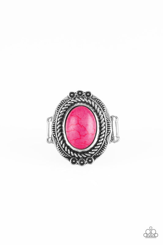 Paparazzi Ring ~ Tumblin Tumbleweeds - Pink