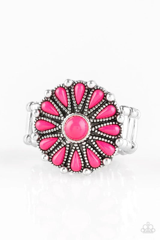 Paparazzi Ring ~ Poppy Pop-tastic - Pink