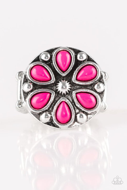 Color Me Calla Lily - Pink - Paparazzi Ring Image