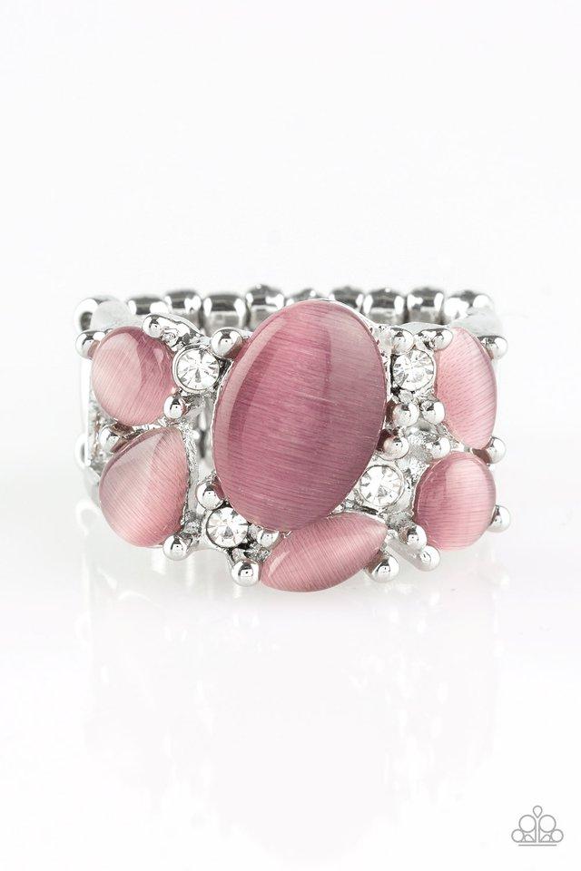 Paparazzi Ring ~ Modern Moonwalk - Purple