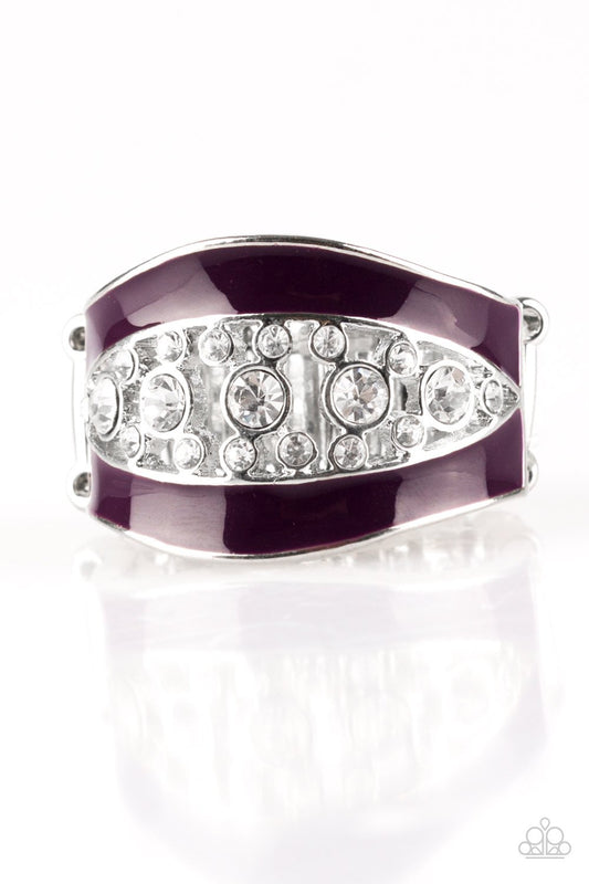 Paparazzi Ring ~ Trending Treasure - Purple