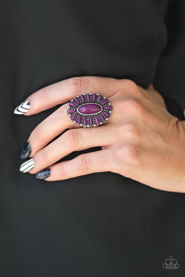 Cactus Cabana - Purple - Paparazzi Ring Image