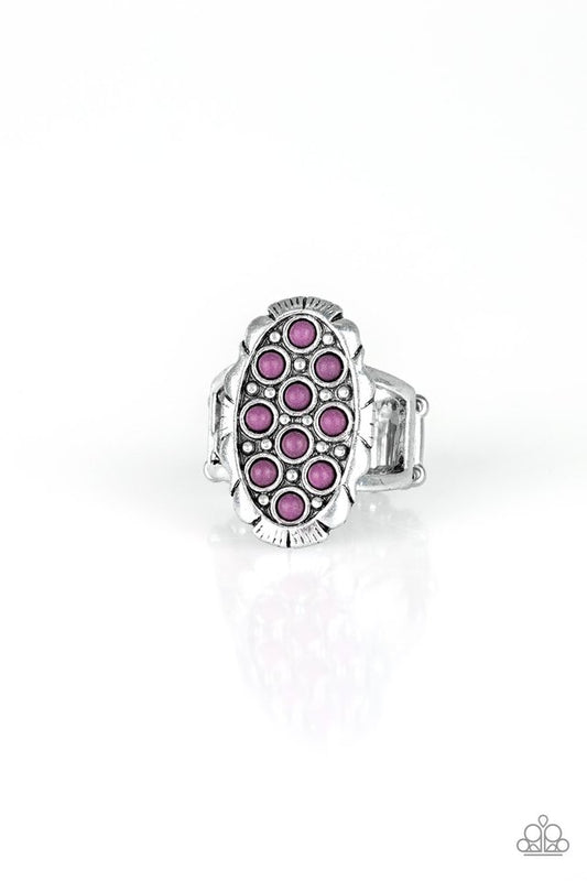 Cactus Garden - Purple - Paparazzi Ring Image