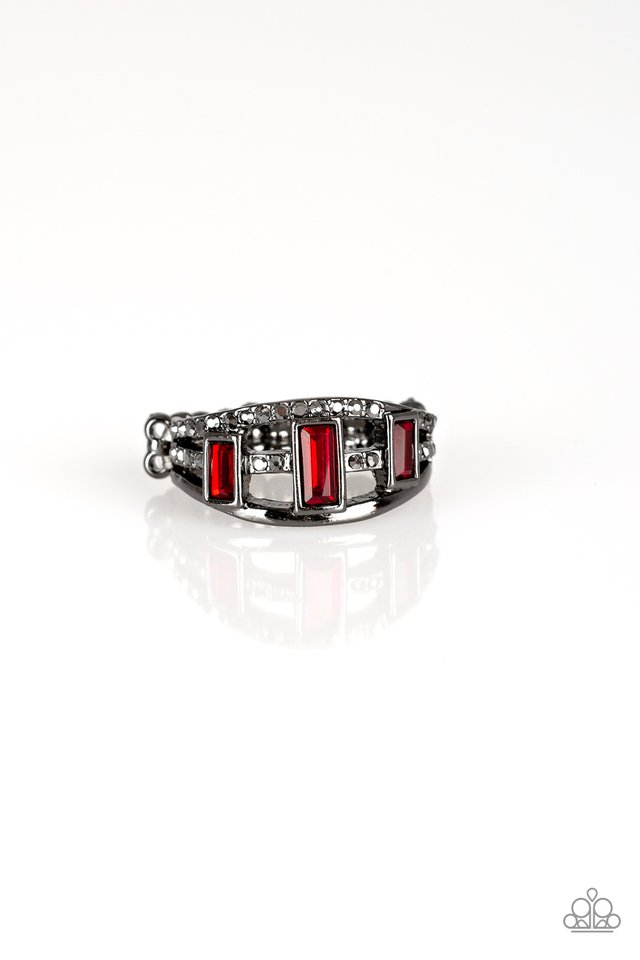 Noble Nova - Red - Paparazzi Ring Image