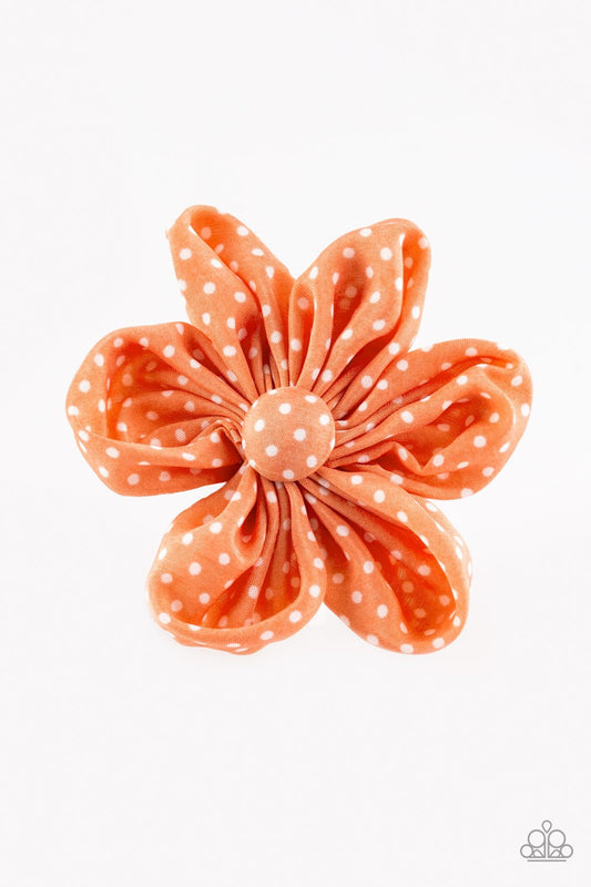 Paparazzi Hair Accessories ~ Right On The Dot - Orange