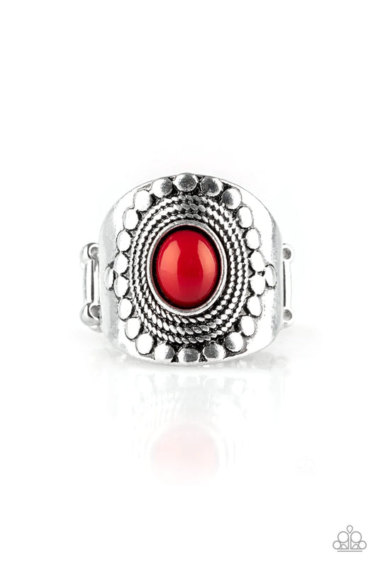 Paparazzi Ring ~ ZEN To One - Red