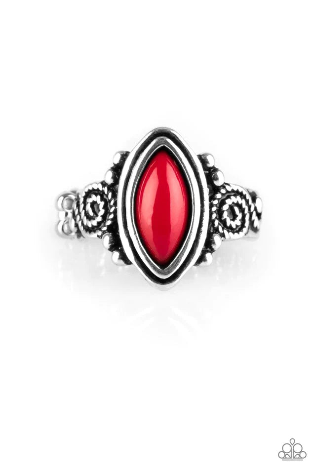 Anillo Paparazzi ~ ZOO Hot To Handle - Rojo