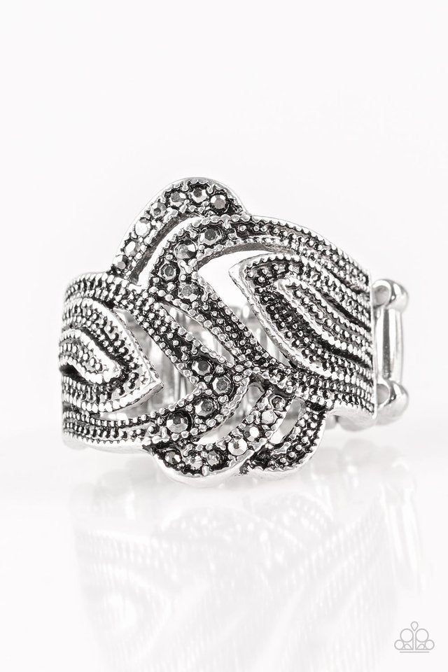 Fire and Ice - Silver - Paparazzi Ring Image