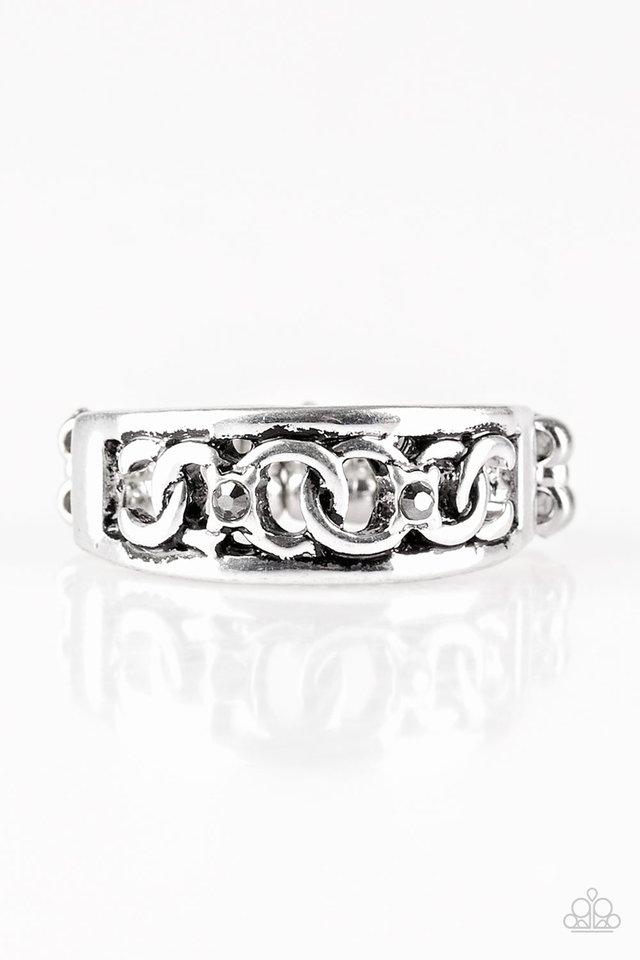Paparazzi Ring ~ Street Cred - Silver