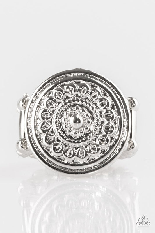 Seasonal Shine - Silver - Paparazzi Ring Image