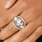 Treasure Chest Charm - White - Paparazzi Ring Image