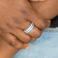 Rich Rogue - White - Paparazzi Ring Image
