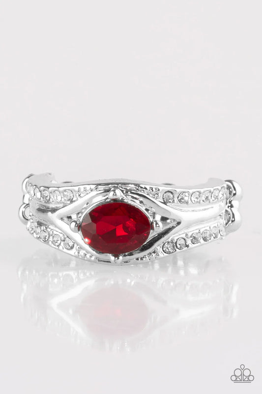 Anillo de los paparazzi ~ The Insider - Rojo