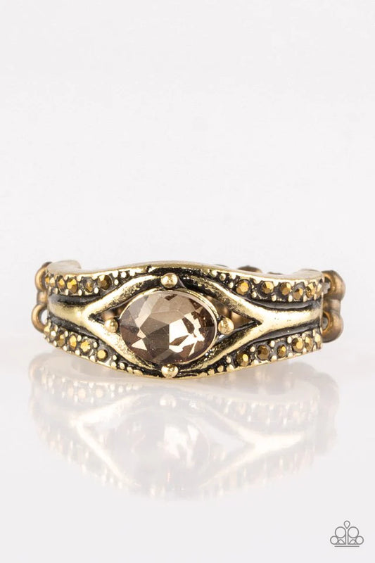 Paparazzi Ring ~ The Insider - Brass