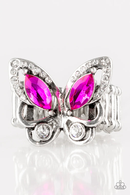 Paparazzi Ring ~ Too Much Of A Good WING - Pink