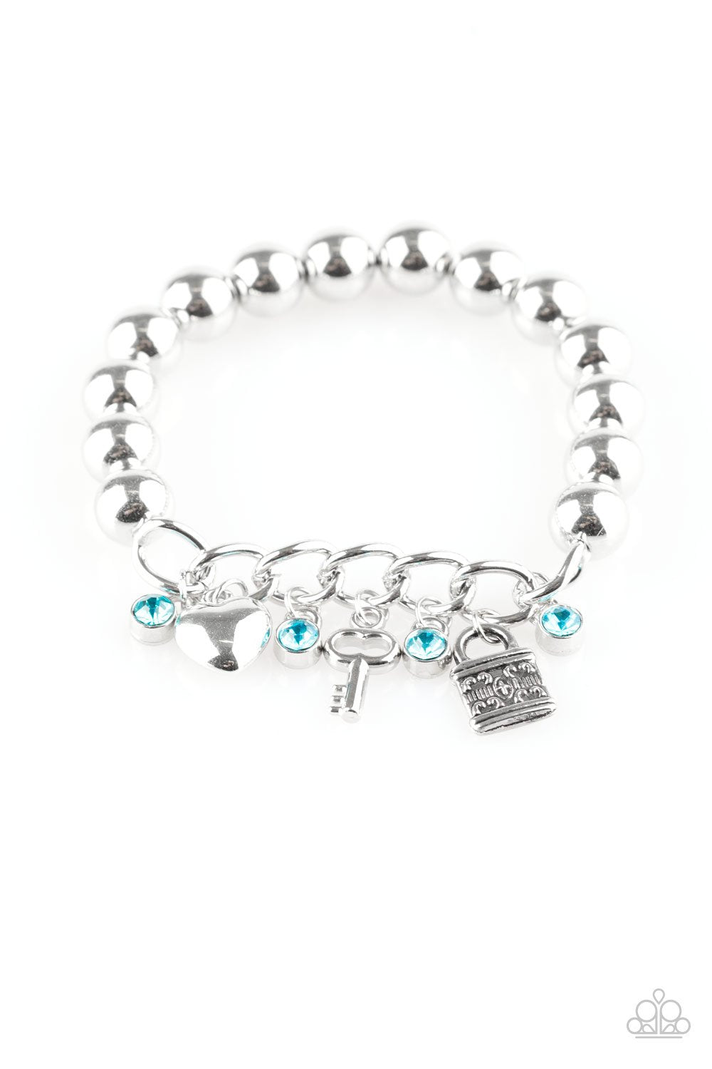 Pulsera Paparazzi ~ Feelin Flirtatious - Azul