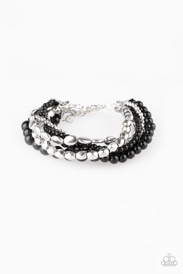 Paparazzi Bracelet ~ Metro Mix Up - Black