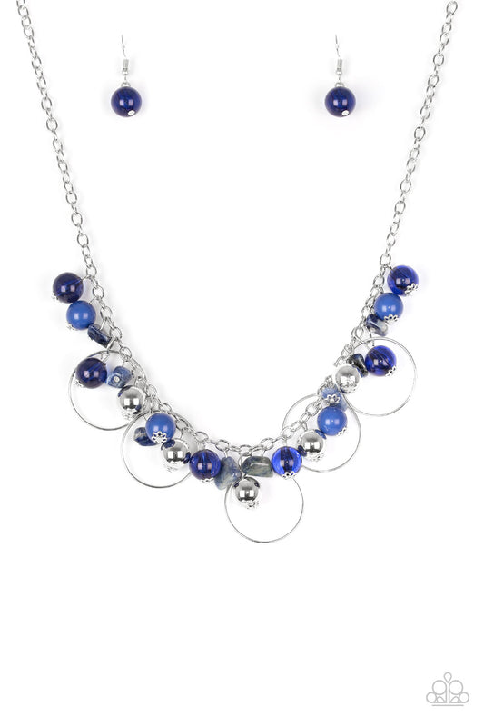 Paparazzi Necklace ~ Mountain Mosaic - Blue